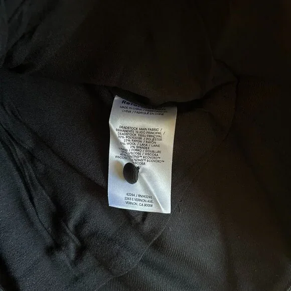 NEW Reformation Auli Halter Backless Top Sz4 Black Sleeveless - Picture 9 of 10